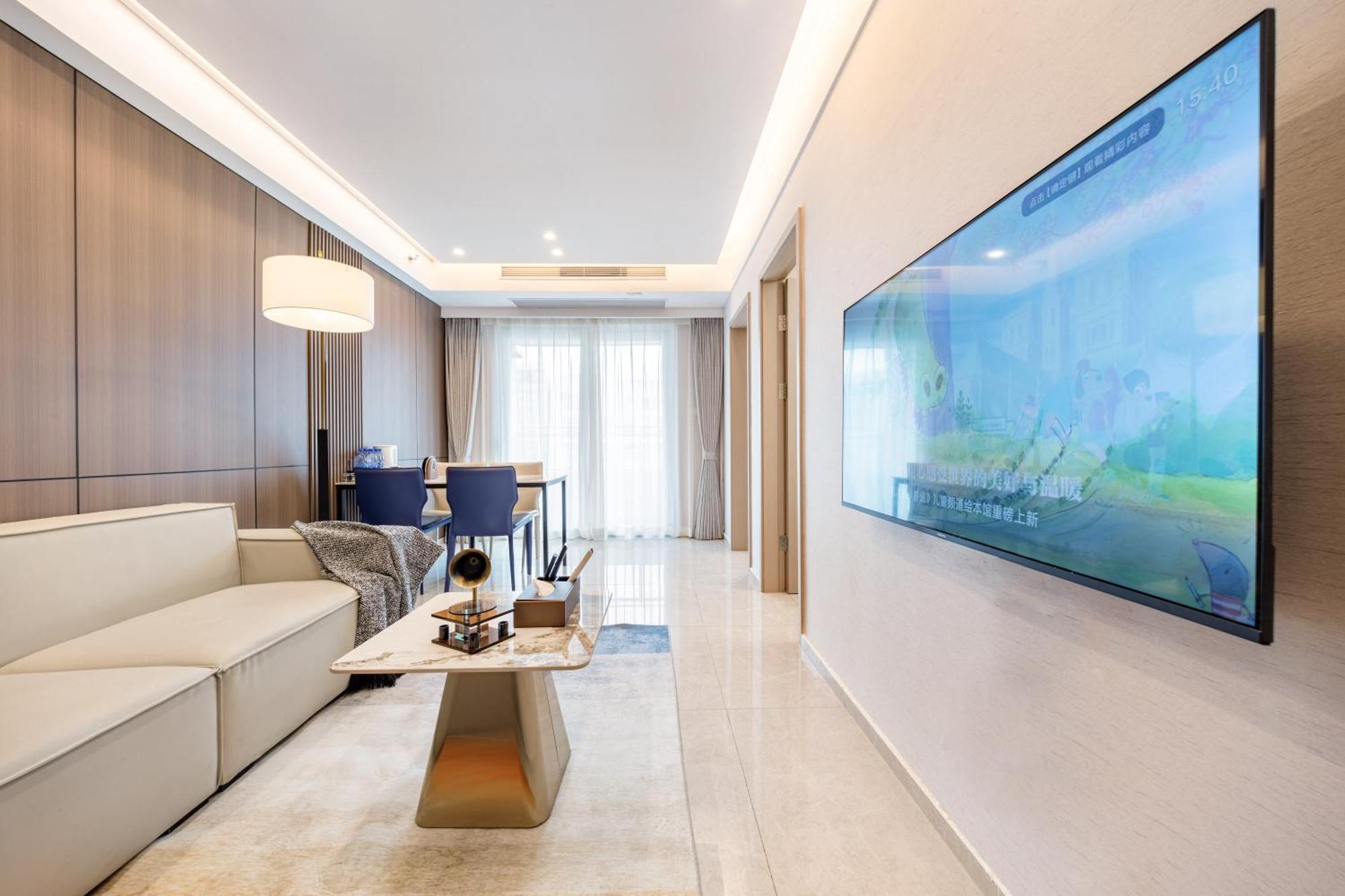Boruisi Video And Audio Light House - Shenzhen Convention And Exhibition Center Gangxia Metro Station Aparthotel Exterior foto