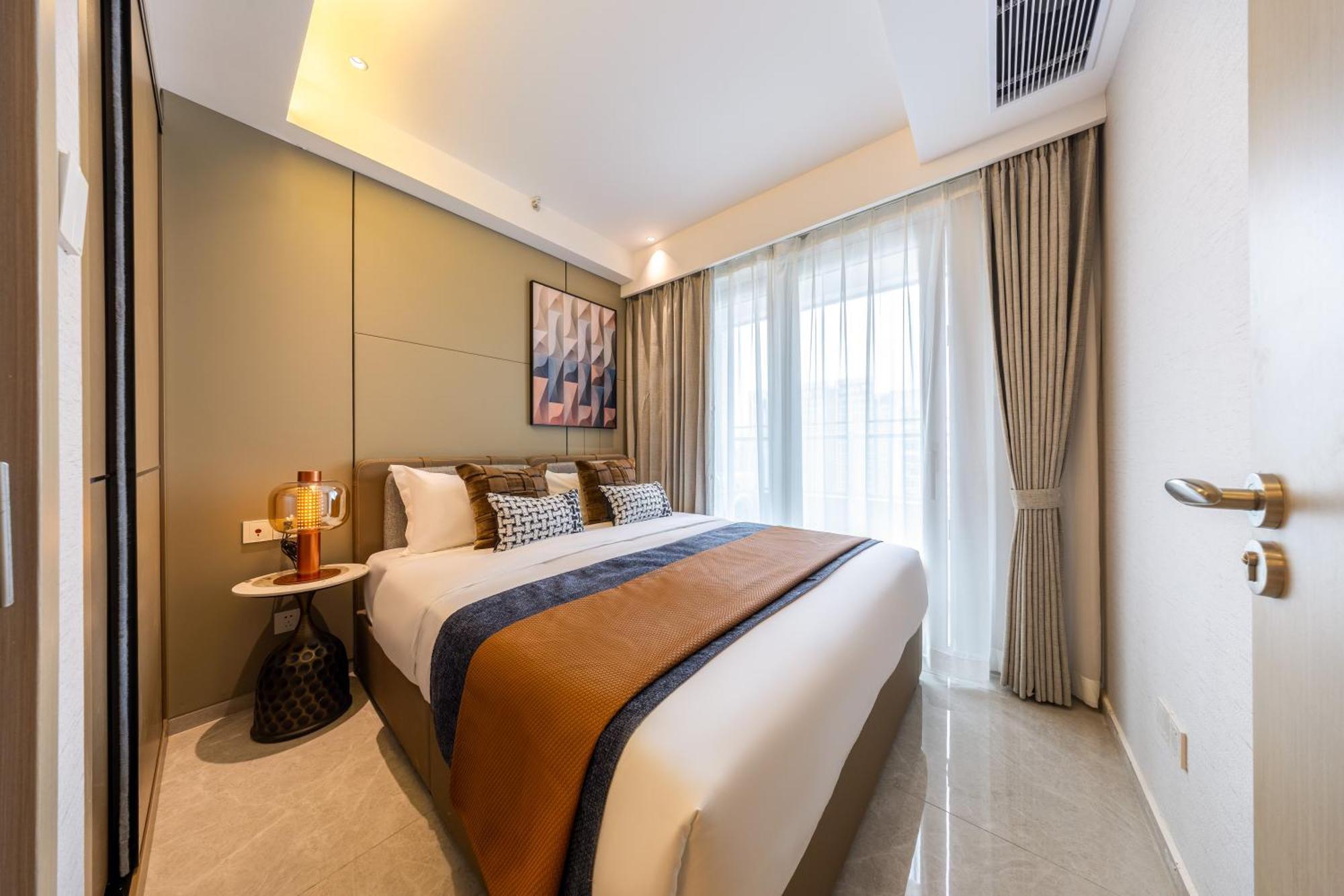 Boruisi Video And Audio Light House - Shenzhen Convention And Exhibition Center Gangxia Metro Station Aparthotel Exterior foto