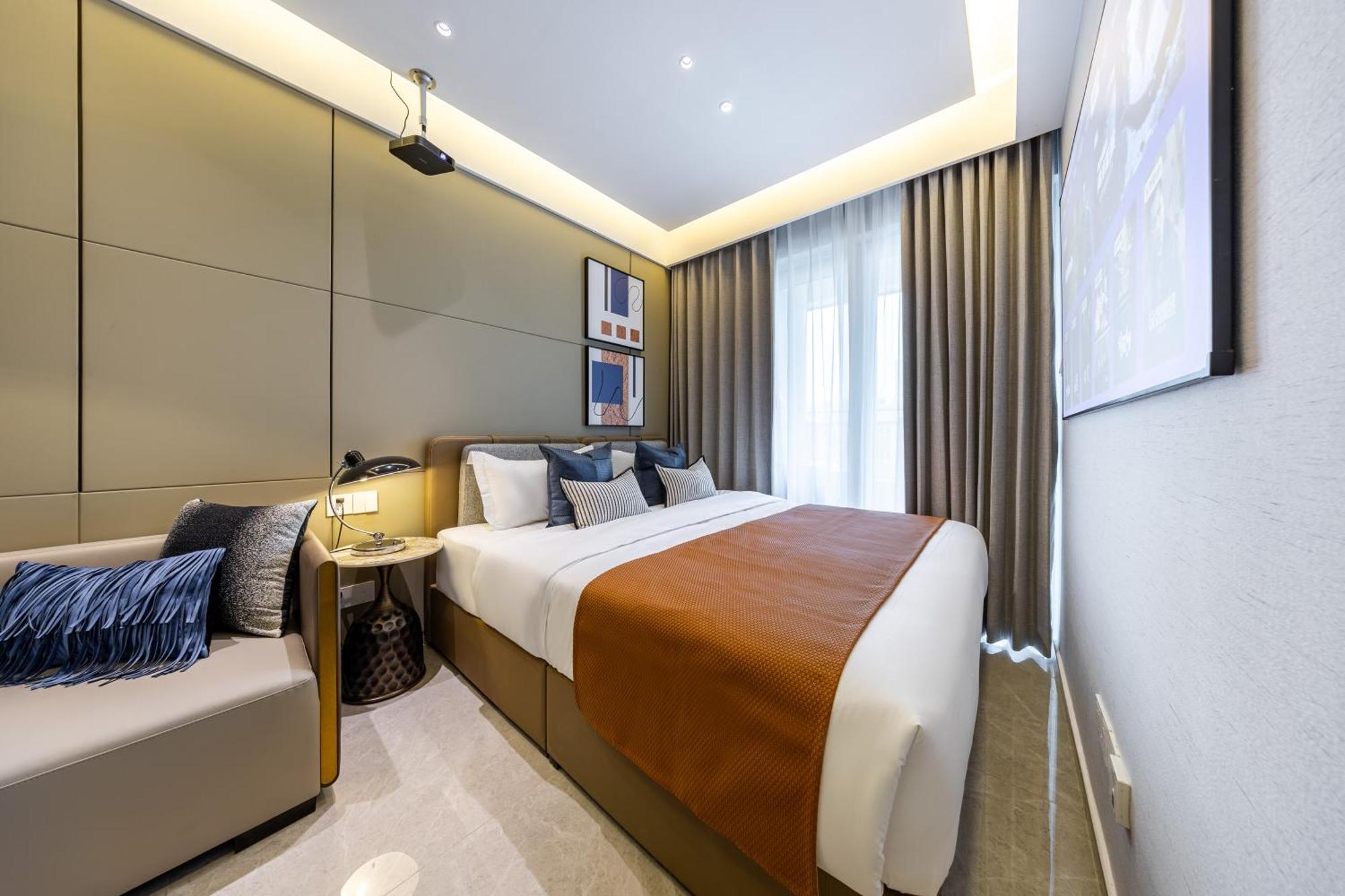 Boruisi Video And Audio Light House - Shenzhen Convention And Exhibition Center Gangxia Metro Station Aparthotel Exterior foto