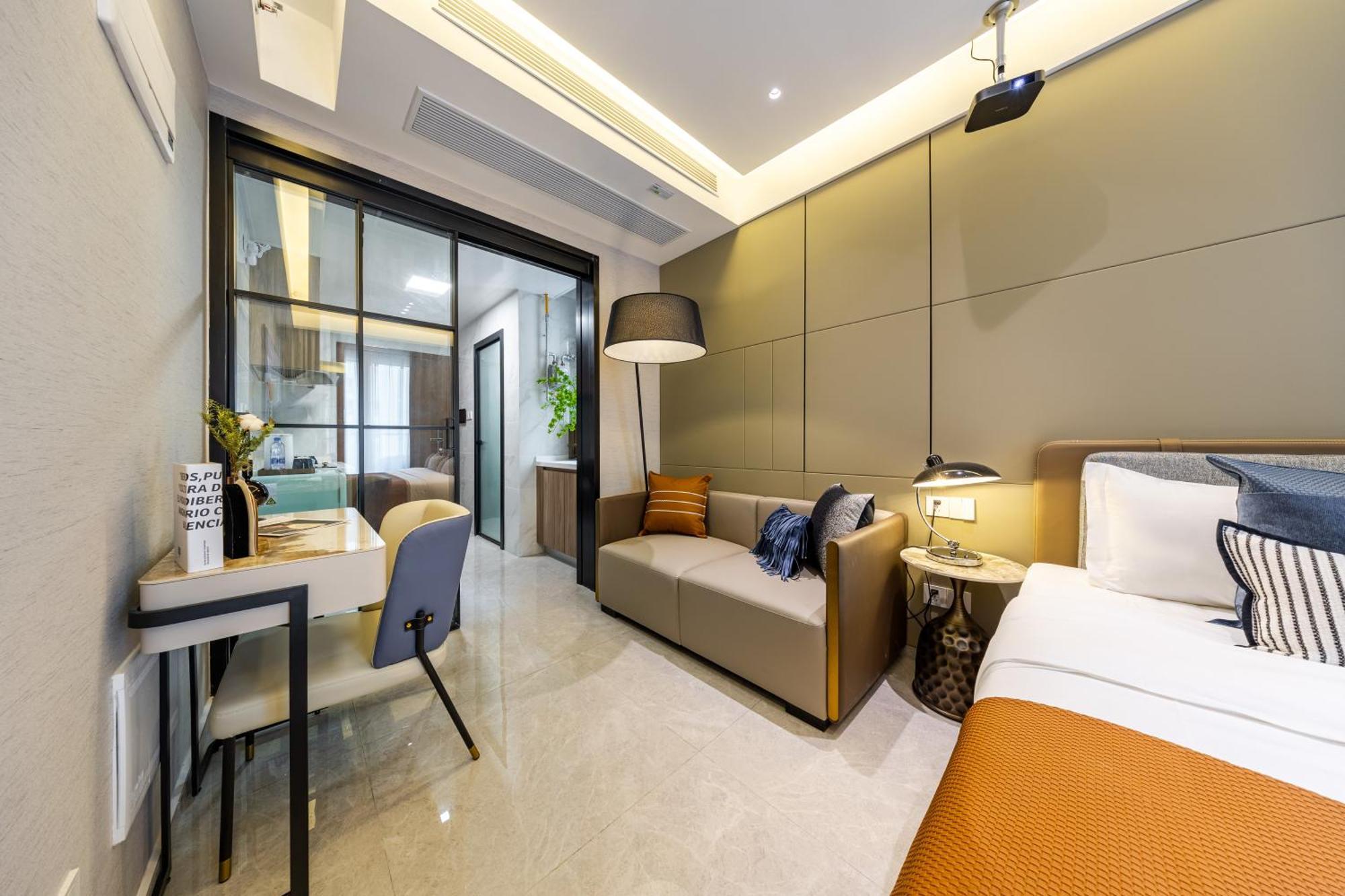 Boruisi Video And Audio Light House - Shenzhen Convention And Exhibition Center Gangxia Metro Station Aparthotel Exterior foto